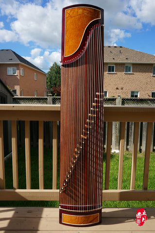 ONE FULL PIECE PAULOWNIA WOOD GUZHENG -- ‘GOLDEN COLOR JADE SOUND'